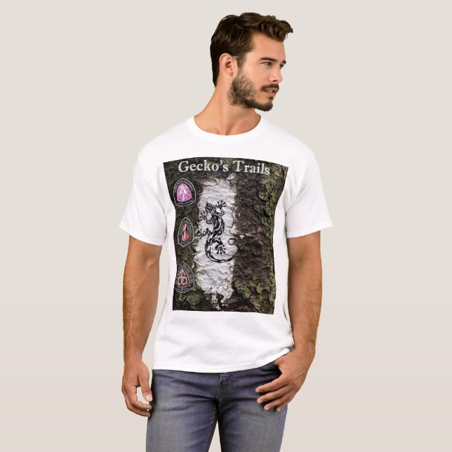 Camiseta do logotipo Gecko Trails (Frente Completa)