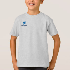 Camiseta do logotipo infantil