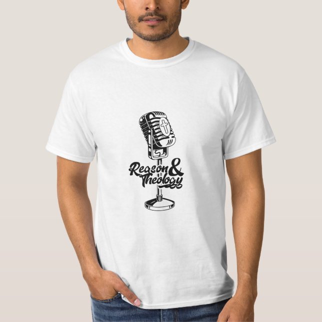 Camiseta do logotipo Motivo e Teologia (Frente)