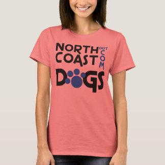 Camiseta do logotipo NCD - Ringer azul feminino