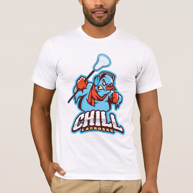 Camiseta do logotipo original Chill Lacrosse (Frente)