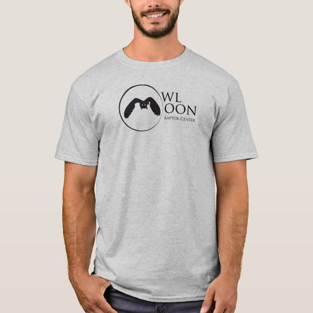 Camiseta do logotipo Owl Moon Men (Frente)