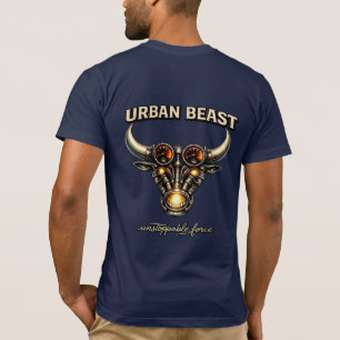 Camiseta do Logotipo Urban Beast (Design Touro)
