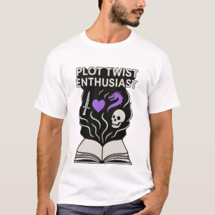 Camiseta do Lover do Livro Místico - Fantasia e Li
