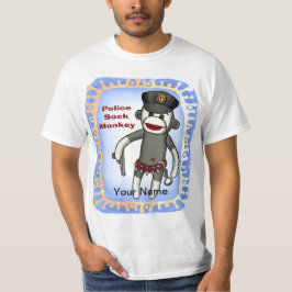 Camiseta do Macaco de Meia Polícia