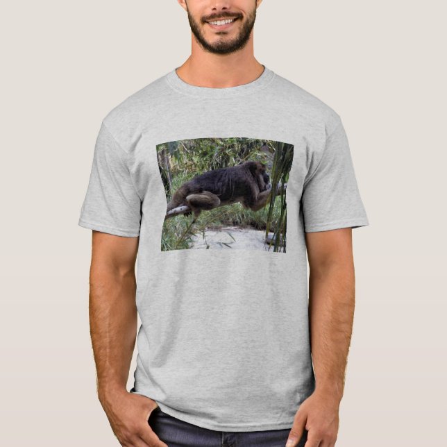 Camiseta do Macaco Uivador Relaxante (Frente)