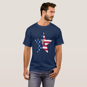 Camiseta ~ do ~ MAGA da estrela de Donald J. Trump~