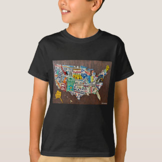 Camiseta do Mapa de Licença (crianças)