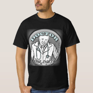Camiseta do médico retrô