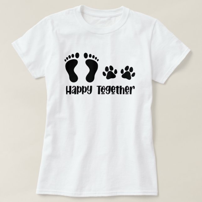 Camiseta do Melhor Amigo Cachorro (Frente do Design)