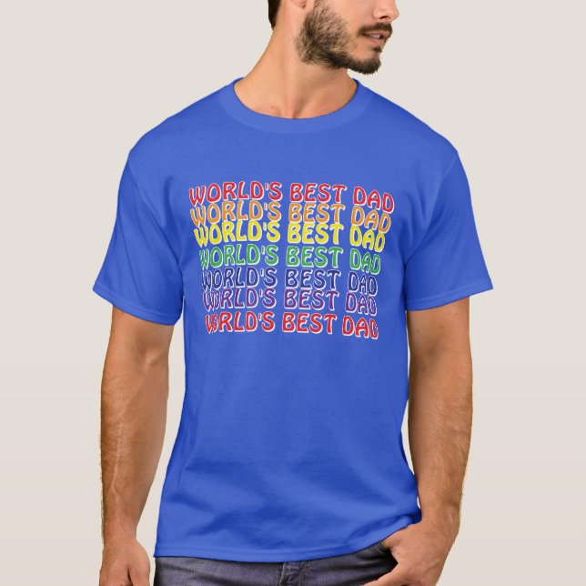 Camiseta do Melhor Pai do Mundo  (Frente)