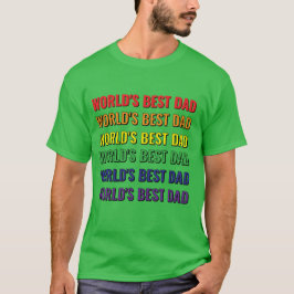 Camiseta do Melhor Pai do Mundo