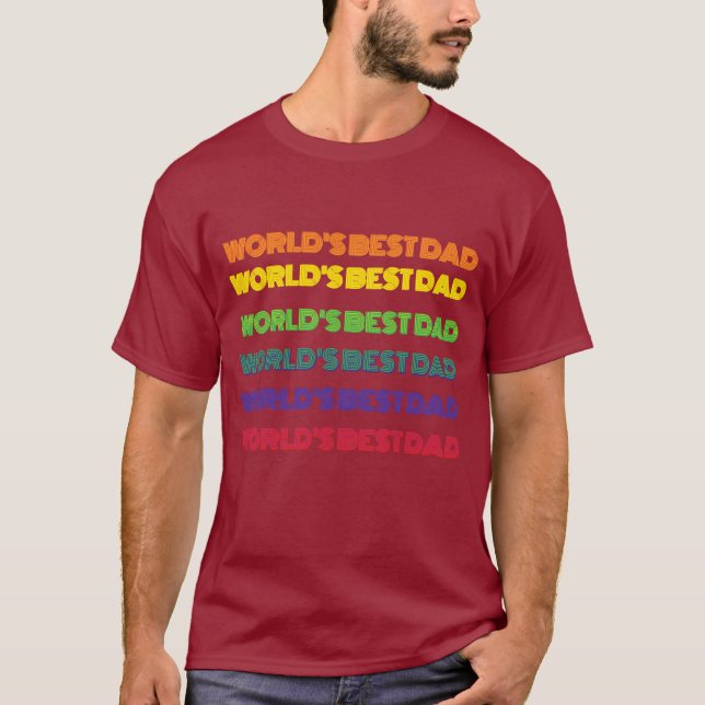 Camiseta do Melhor Pai do Mundo (Frente)