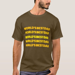 Camiseta do Melhor Pai do Mundo