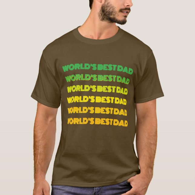 Camiseta do Melhor Pai do Mundo  (Frente)