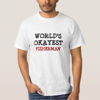 Camiseta do Melhor Pescador do Mundo | Personalizá