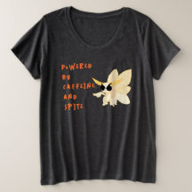 Camiseta do Meme da Mariposa Imperial com Cafeína