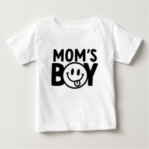 Camiseta do menino da mamãe design