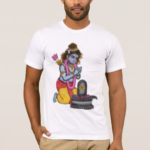 Camiseta do Menino Rama Adorando Shiva