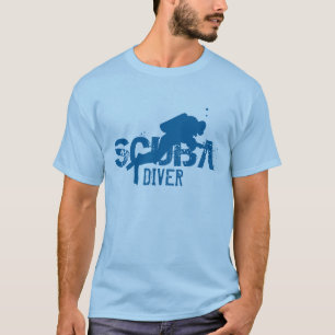 Camiseta do mergulhador de mergulhador