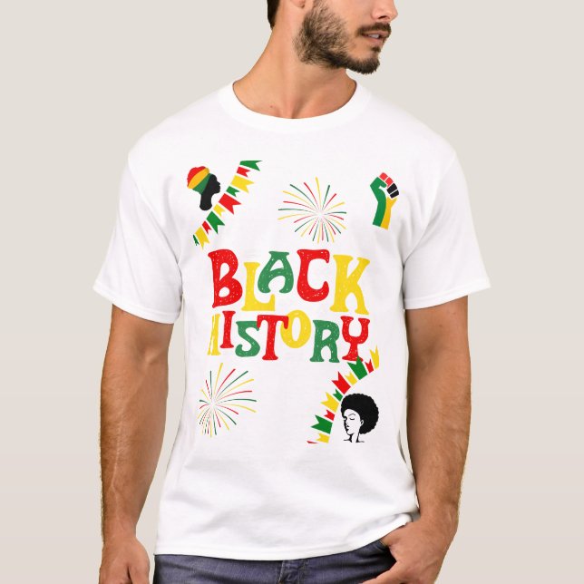 Camiseta do mês da história negra (Frente)