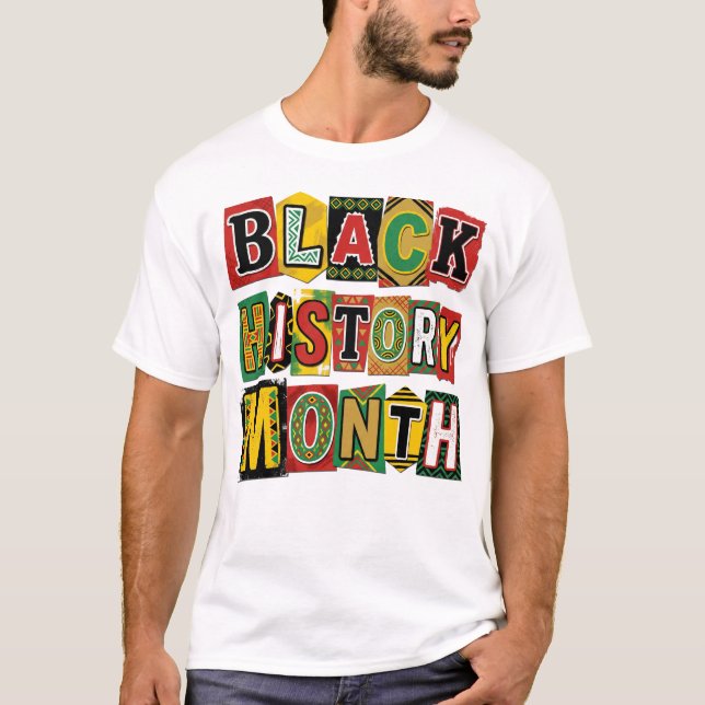 Camiseta do Mês da História Negra – Celebração da  (Frente)