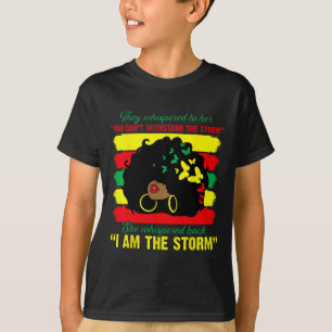 Camiseta do Mês da História Negra Mulher Africana