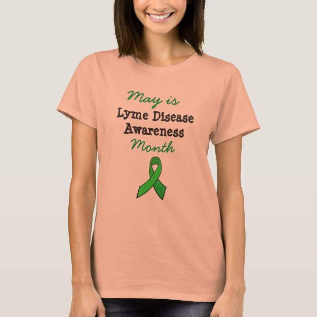 Camiseta do Mês de Conscientização da Doença de Ly (Frente)