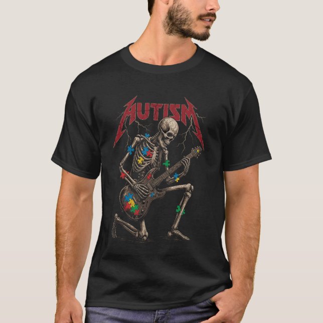 Camiseta do Mês de Conscientização do Autismo Toca (Frente)