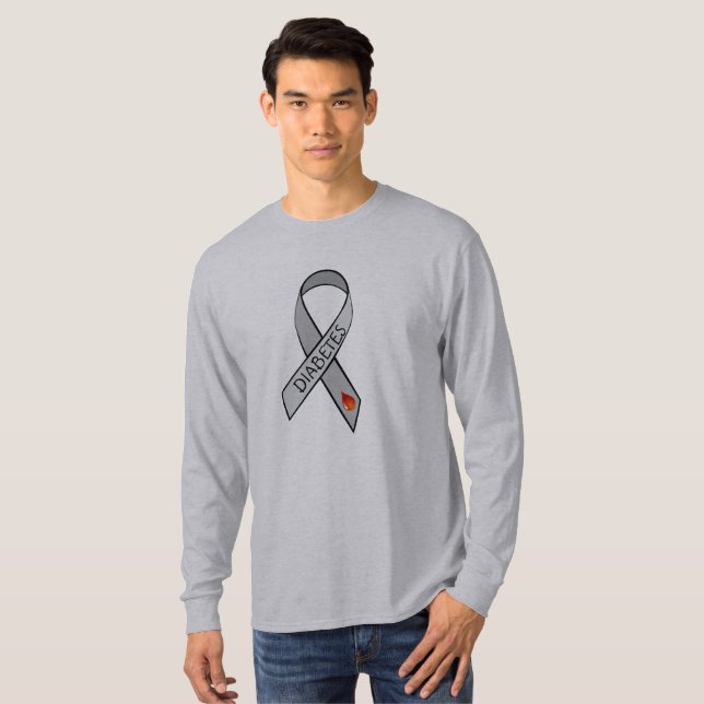 Camiseta do Mês de Conscientização do Diabetes (Frente Completa)