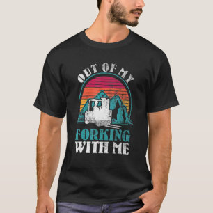 Camiseta Do Meu Caminho De Forquilha Do Elo De Forquilha Op