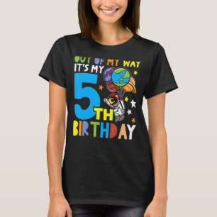 Camiseta Do meu jeito, é o meu Astronauta de Aniversário de