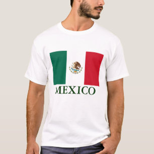 Camiseta do México Flag Mens