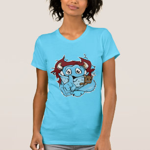 Camiseta do Monstro Azul Estranha mas Divertida