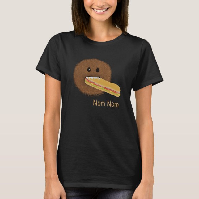 Camiseta do Monstro Nom Nom Sub (Frente)