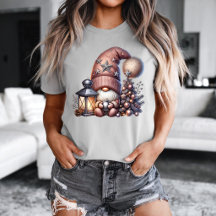 Camiseta do Natal do Gnome