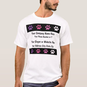 Camiseta do negócio do animal de estimação