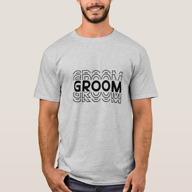 Camiseta do Noivo (Frente)