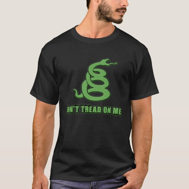 Camiseta Do not Tread On Me Poisonous Snakes (Frente)