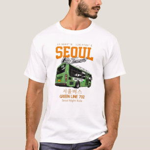 Camiseta do Ônibus da Cidade de Seul