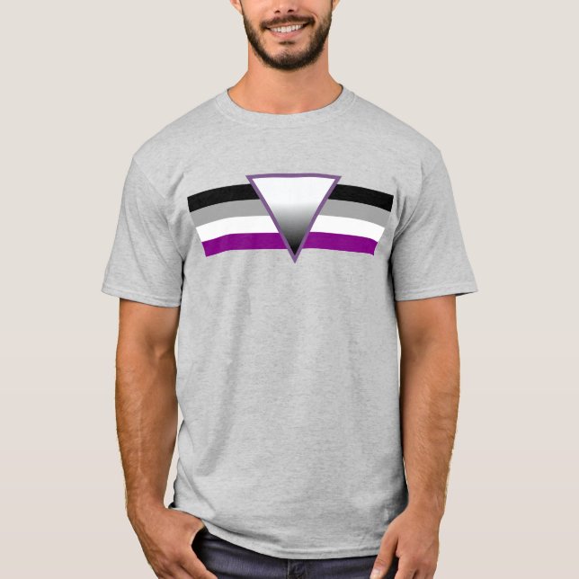 Camiseta do Orgulho Assexual (Frente)