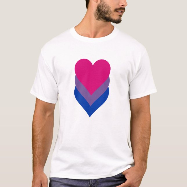 Camiseta do Orgulho da Bissexualidade (Frente)