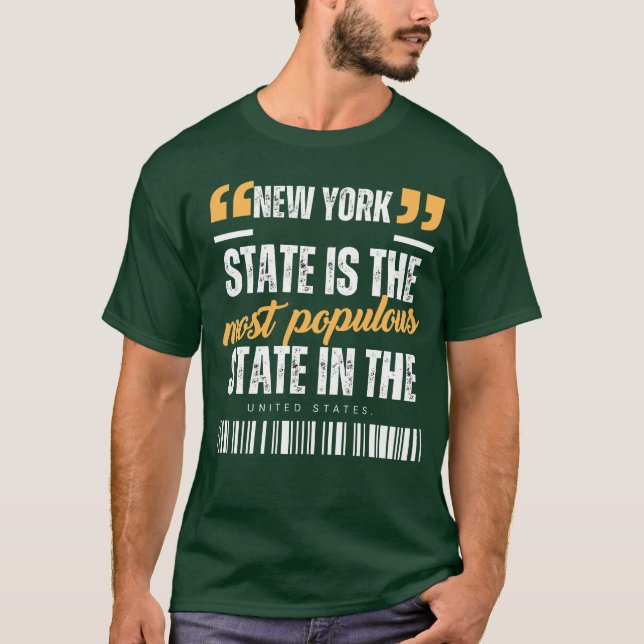 Camiseta do Orgulho do Estado de Nova York – Estad (Frente)