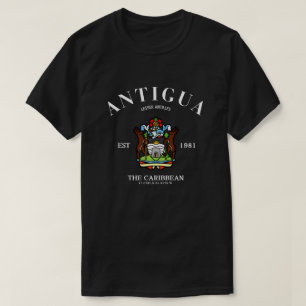 Camiseta do Orgulho Nacional Antígua e Barbuda