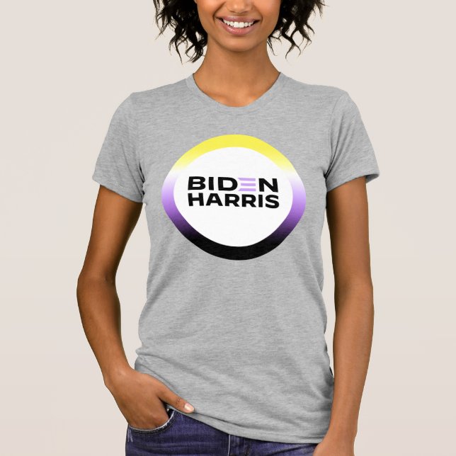Camiseta do Orgulho Não Binário (Frente)