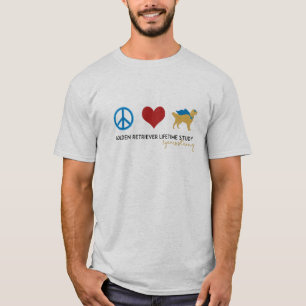 Camiseta do Ouro da Paz de Amor