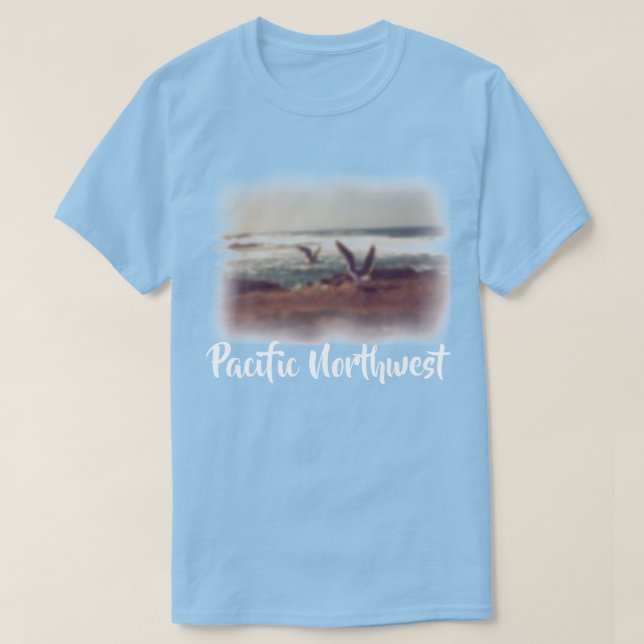Camiseta do Pacífico Noroeste (Frente do Design)