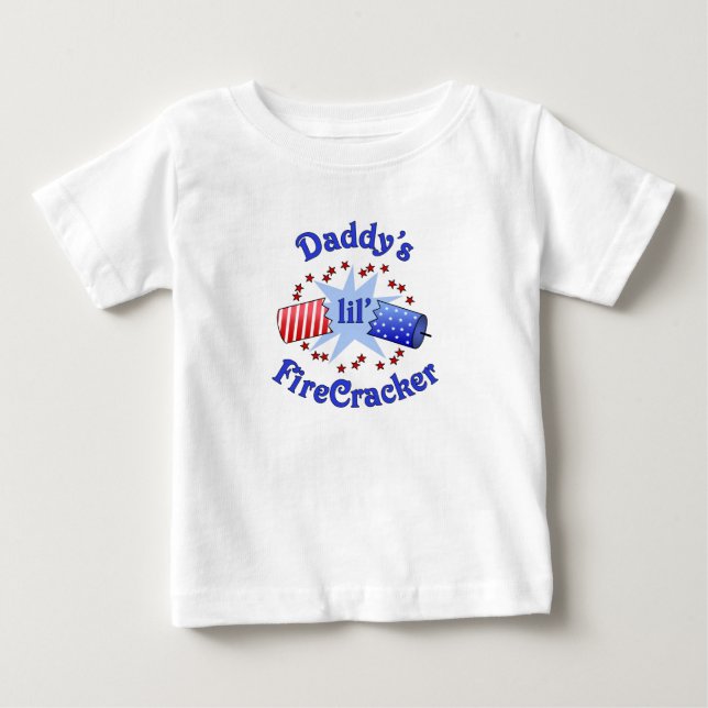 Camiseta do pai Firecracker (Frente)