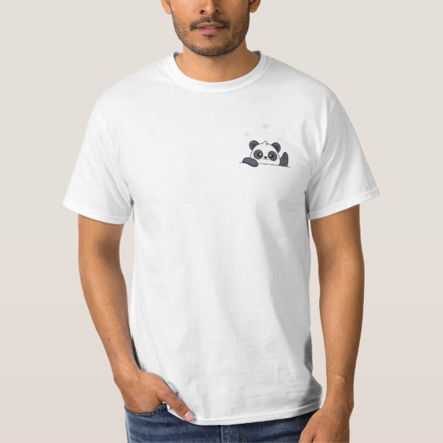 Camiseta do Panda Fofo (Frente)