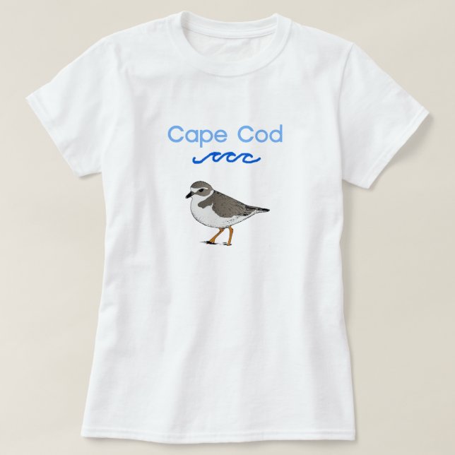 Camiseta do Papa-Leguas de Cape Cod (Frente do Design)
